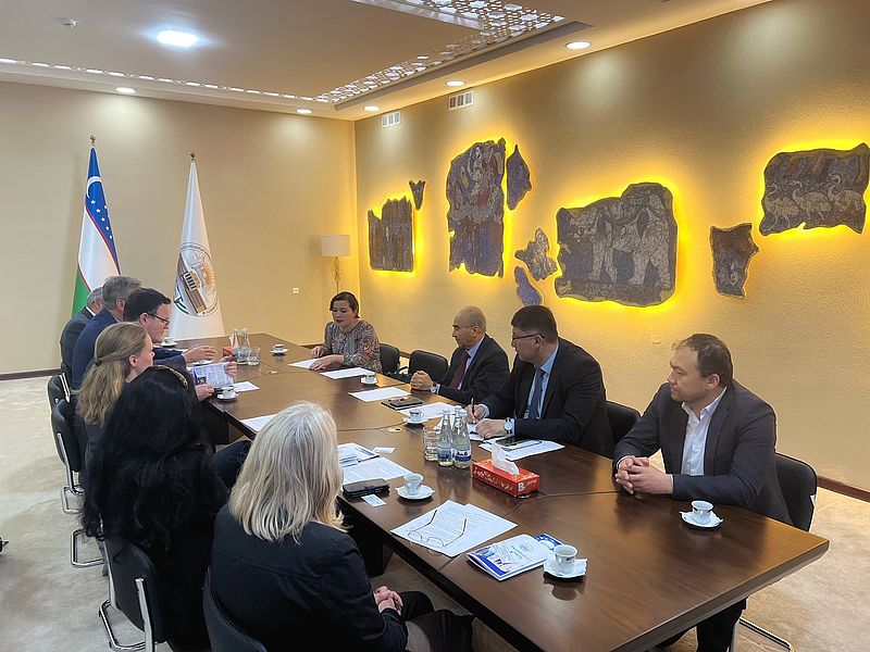 Die Delegation in Usbekistan