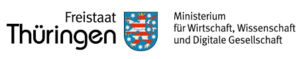 Logo Thüringen - Freistaat Thüringen, Ministerium für Wirtschaft, Wissenschaft und Digitale Gessellschaft