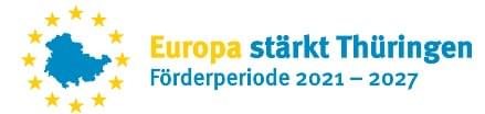 Logo Europa stärkt Thüringen - Förderperiode 2021 - 2027