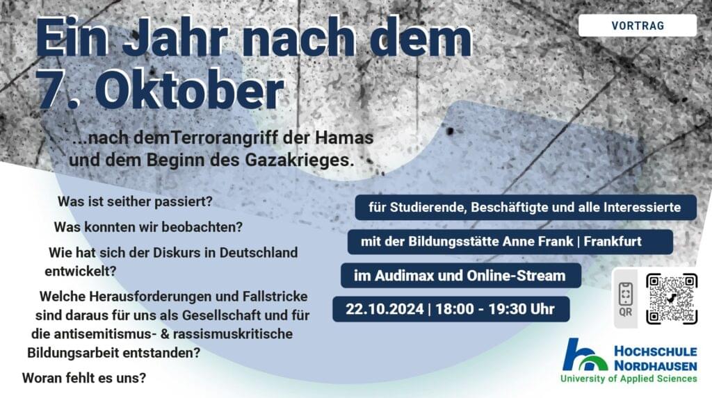 Flyer zur Veranstaltung mit Text