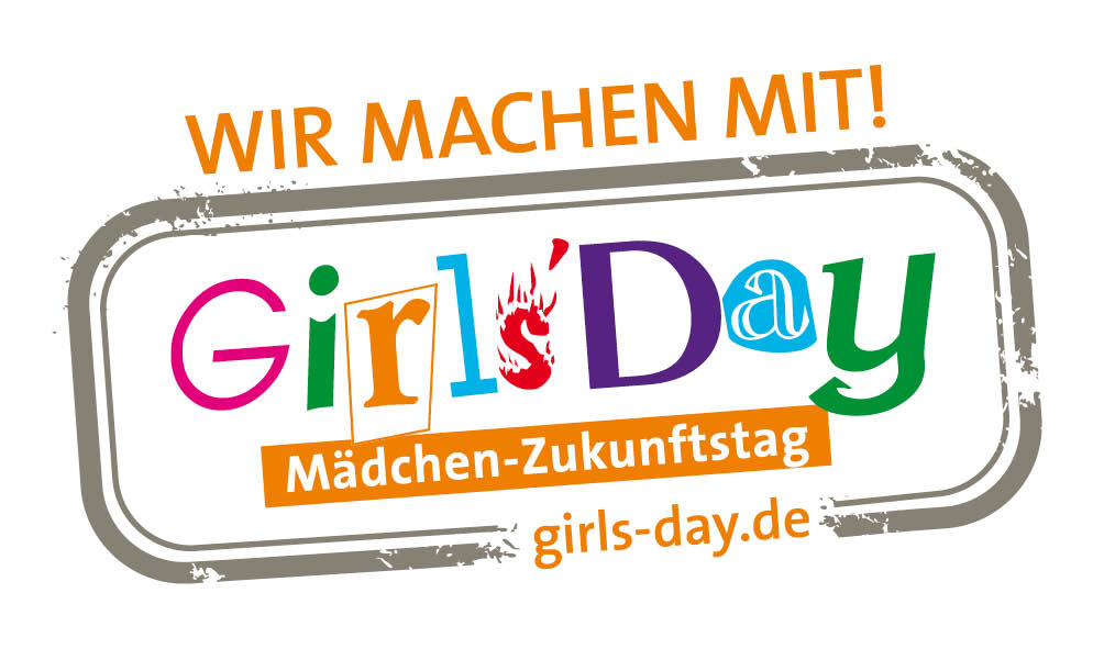 Logo Girls'Day - We join in! Girls' Future Day - girls-day.de
