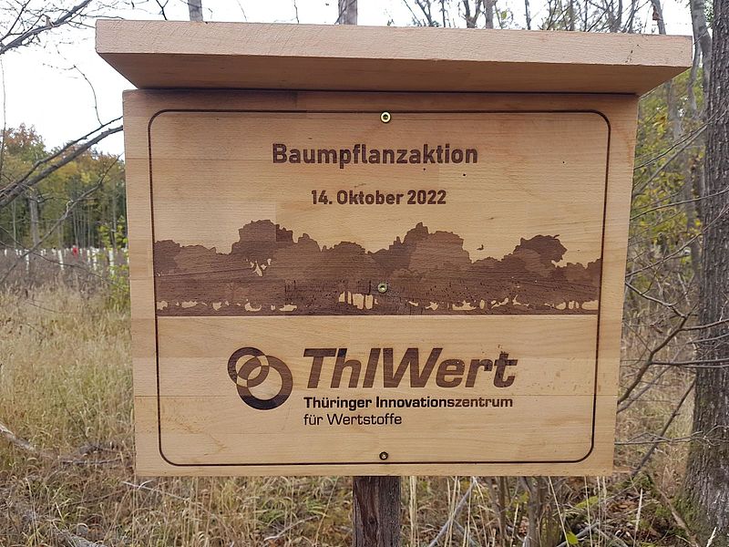 Schild zur Erinnerung an die Aktion