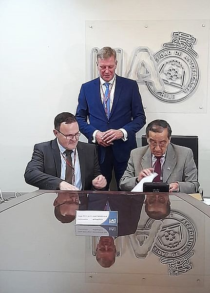 Signing of the memorandum