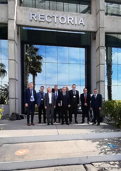 The delegation in Chile
