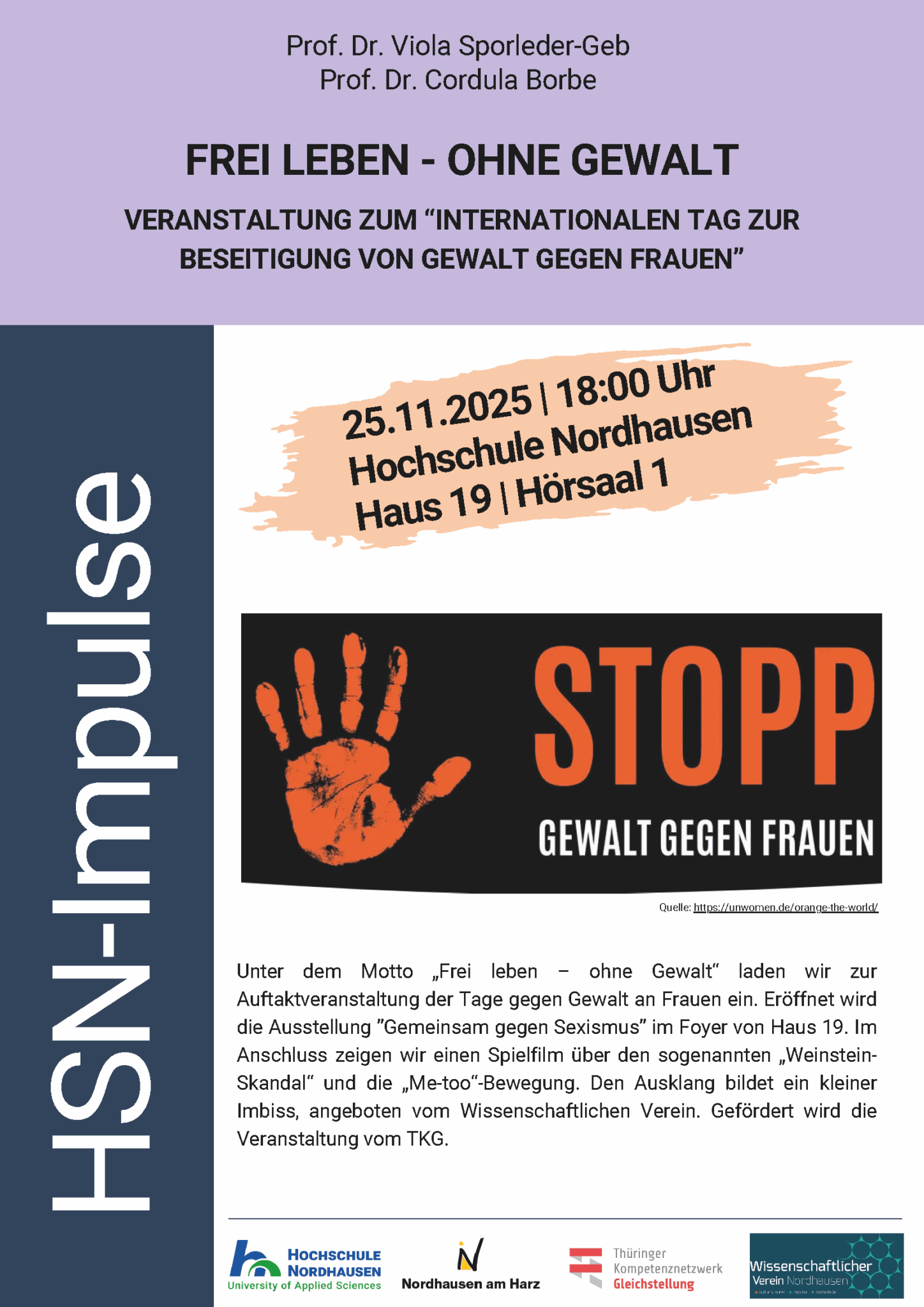 Event against violence against women